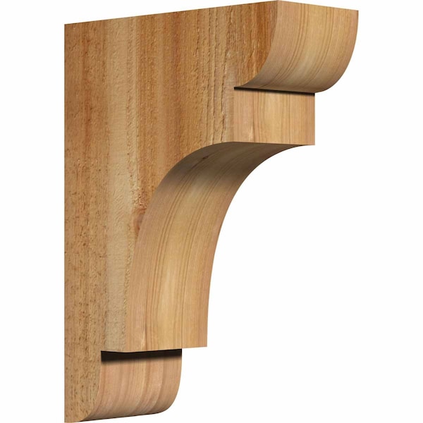 Ekena Millwork New Brighton Rough Sawn Corbel, Western Red Cedar, 4"W x 10"D x 14"H COR04X10X14NEB00RWR - main